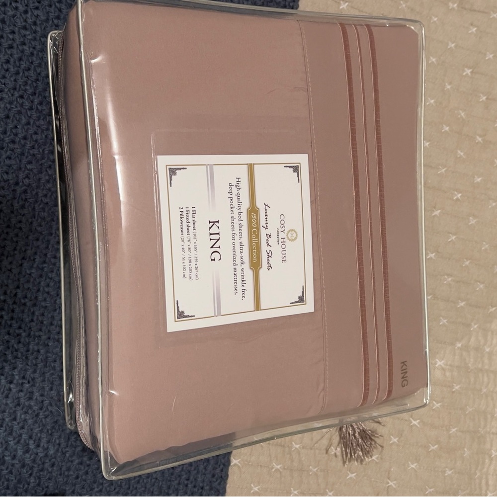 King Size Pink Comforter Set